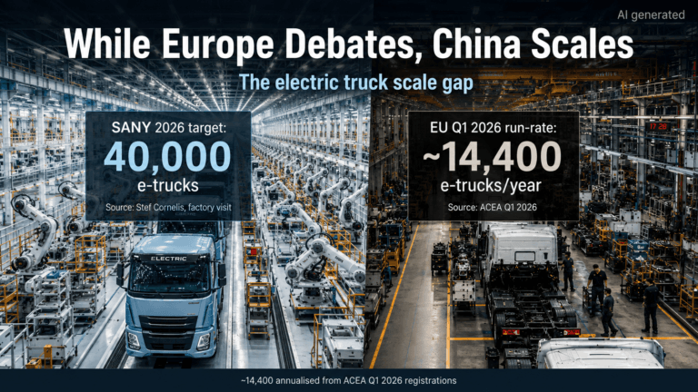 Business Model Innovation in Action: What SANY’s Electric Trucks Mean for European OEMs